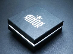 Pánský náramek Lávový kámen (12mm) + Stříbro - RINOR Premium 3